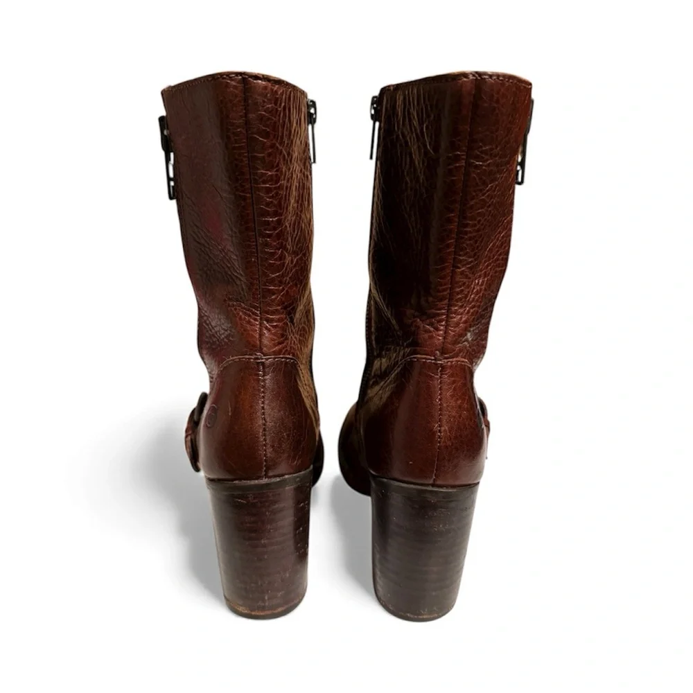 Born Women’s Camryn Leather Moto Boots - size 7 - Picture 5 of 9